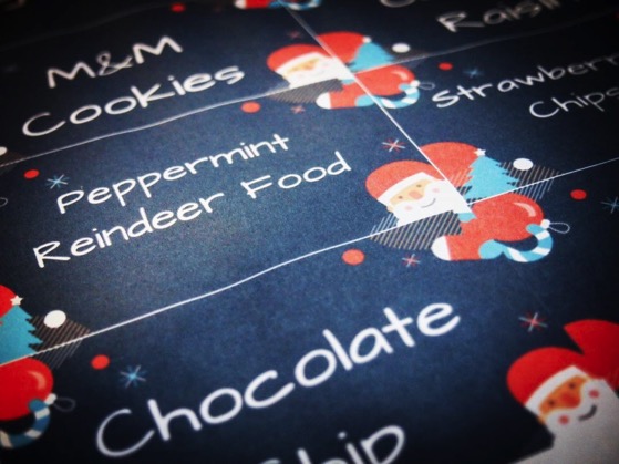 Labels for our annual cookie party, now in It’s 25th year! via Instagram