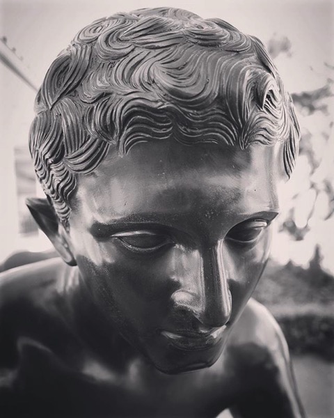 Bronze statue of Mercury (Hermes), Getty Villa via My Instagram