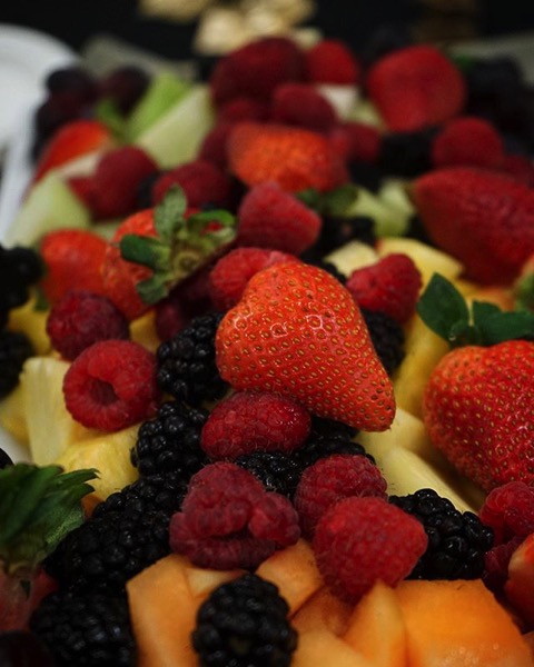 Lucious fruit plate via My Instagram