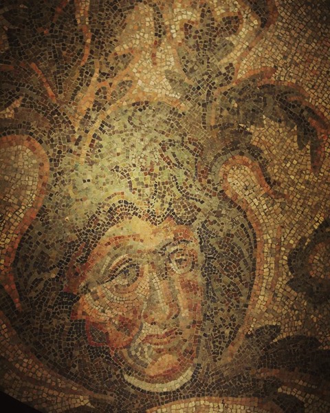 Roman Mosaic at Getty Villa via My Instagram