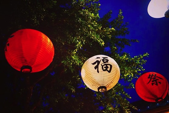 Lanterns Light Little Tokyo at Night via My Instagram