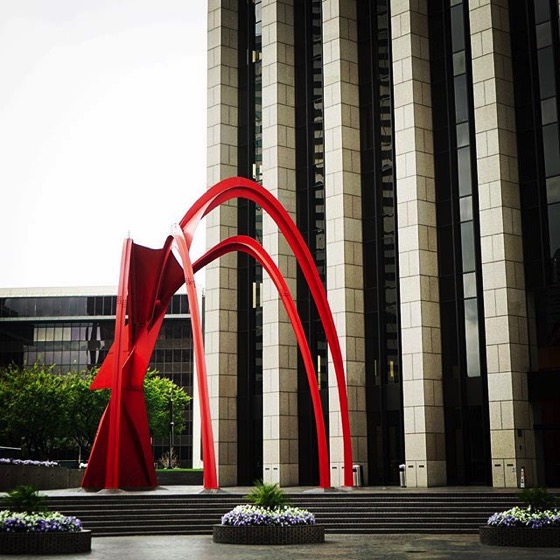 My Los Angeles 61 - “Four Arches” by Alexander Calder via My Instagram