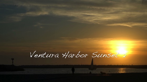 Ventura Harbor Sunset in 4k - 2 in a series [Video] (1:00)
