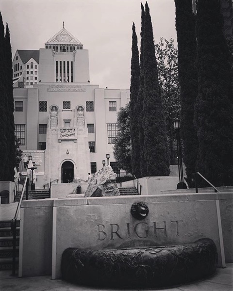 My Los Angeles 64 - Los Angeles Central Library and Maguire Gardens via My Instagram