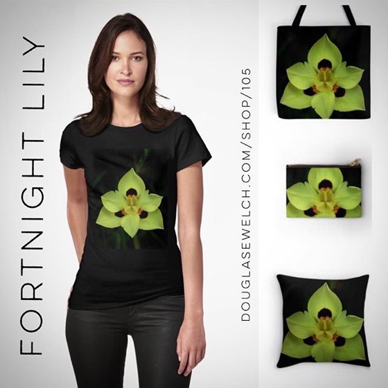 Show Some Flower Power with these Fortnight Lily Tees, Totes, Bags, Scarves, and Much More!