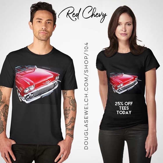 25% OFF Tees Today! Get These Red Chevy Tees On-Sale Today. Also available on Totes, Bags, Scarves, and Much More!