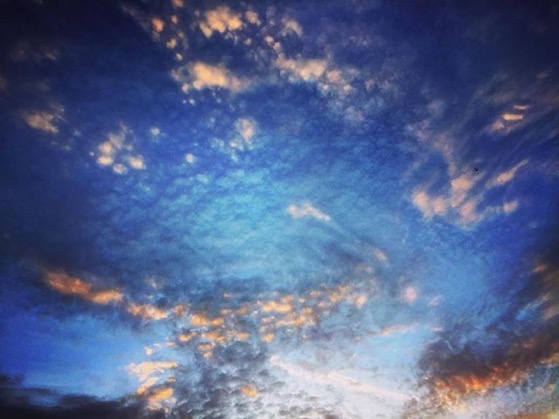 Summer Sunset Sky -- Follow Me On Instagram!