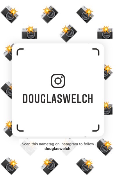 Scan this name tag to add me on Instagram