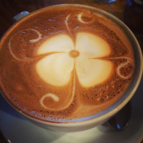 #latteart at the Coral Tree Cafe, Encino, California via Instagram