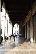 Along the street Milano Italy