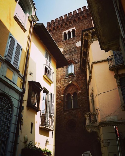 Via Lambro Medieval Tower, Monza, Italy via Instagram