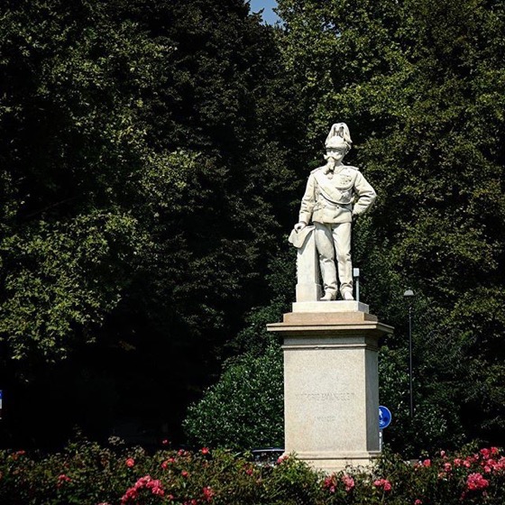 Statue of Umberto I, Monza, Italia via Instagram