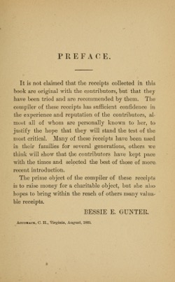 Historical Cooking Books: - Housekeeper's companion by Bessie E. Gunter (1901) - 17 in a series