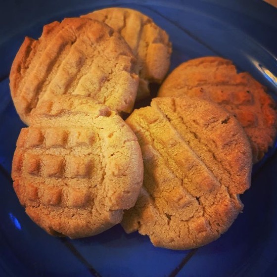 Peanut Butter Cookies for our annual party via Instagram
