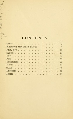 Historical Cooking Books: Simple Italian cookery (192) by Mabel Earl McGinnis - 24 in a series
