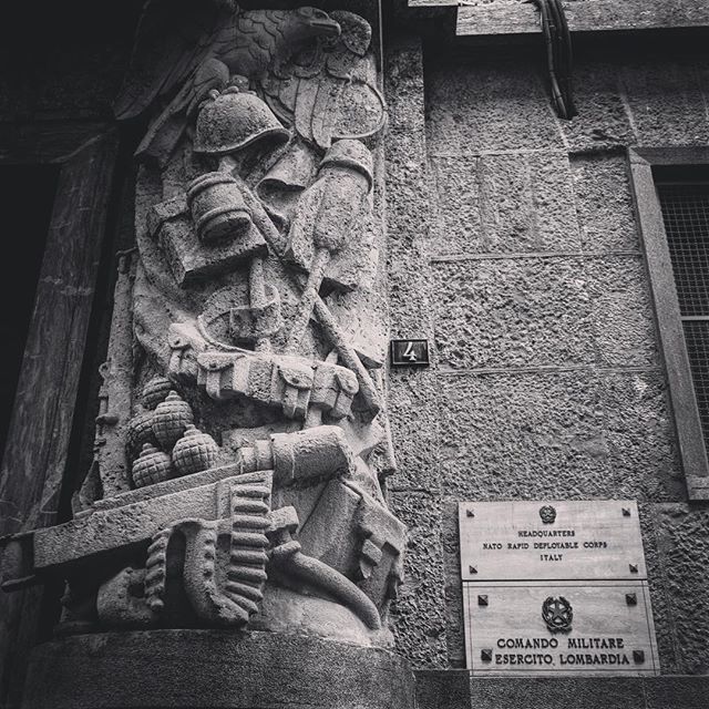 Sculpture, NATO Headquarters, Milano, Italy via Instagram