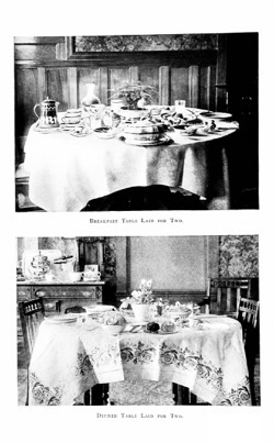 Historical Cooking Books: Cooking for two; a handbook for young housekeepers (1906) by Janet McKenzie Hill- 28 in a series