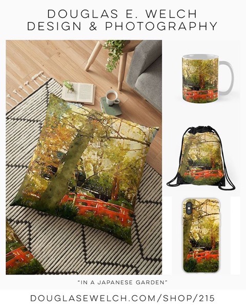 20% OFF Sitewide Today -- Join me “In A Japanese Garden” with these floor pillows and More From Douglas E. Welch Design and Photography [For Sale]