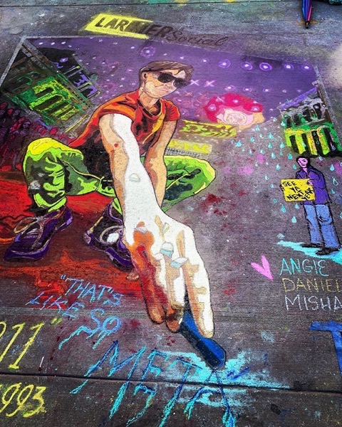 Denver Chalk Art Festival via Instagram