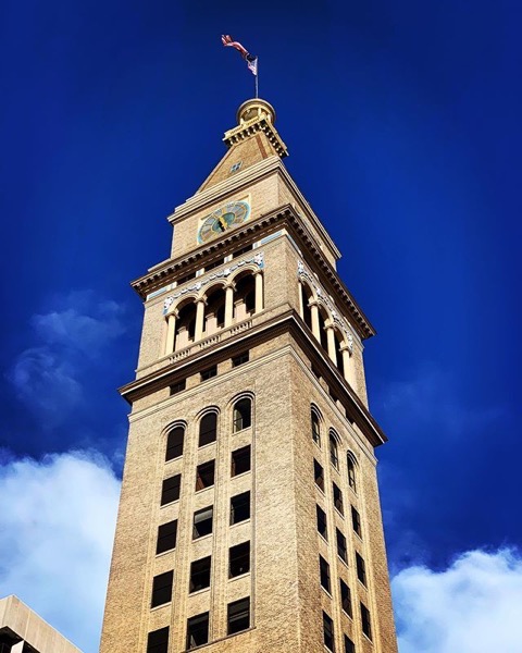 Daniels and Fisher Tower, Denver, Colorado via Instagram