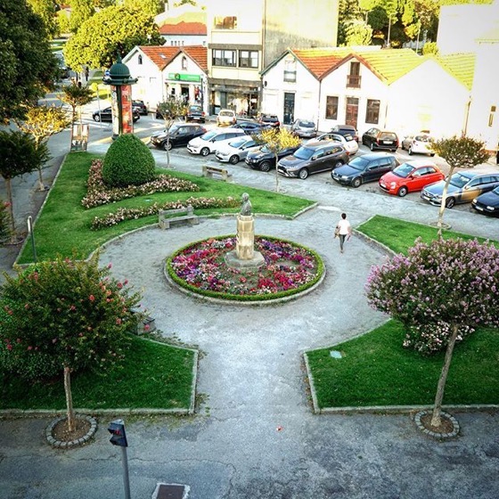 On the square in Foz, Porto, Portugal via Instagram
