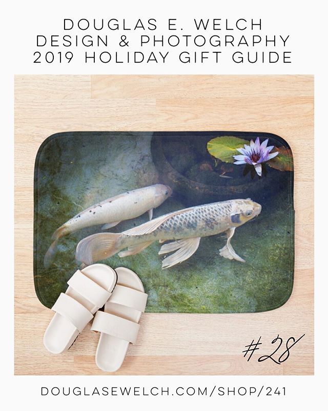 Holiday Gift Guide 2019 28: Chill Out With These Koi Pond Bath Mats and More! [For Sale]