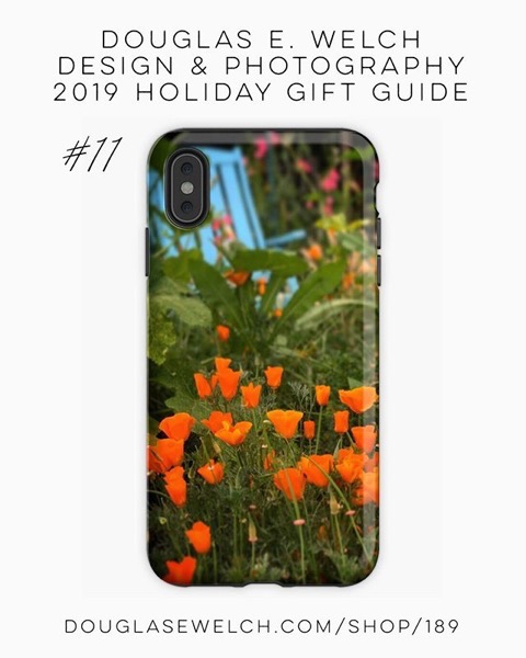 Holiday Gift Guide 2019 11: California Poppies In The Garden iPhone Cases and More! [For Sale]