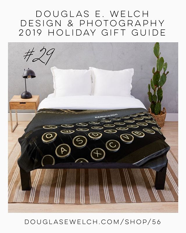 Holiday Gift Guide 2019 29: Writing It Down! Throw blankets and More! [For Sale]