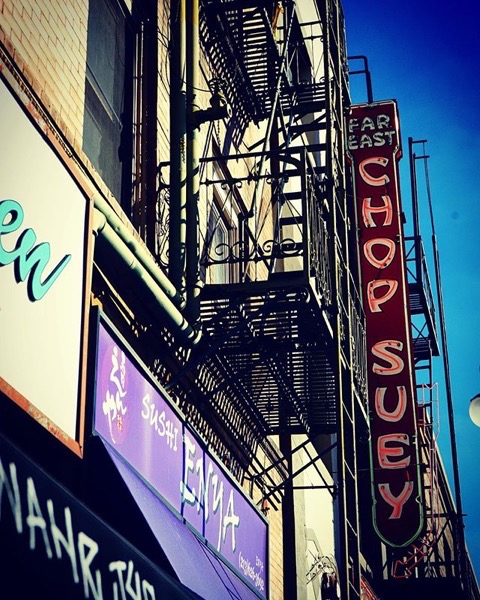 My Los Angeles 82: My Los Angeles 82: Chop Suey Signage in Little Tokyo via Instagram