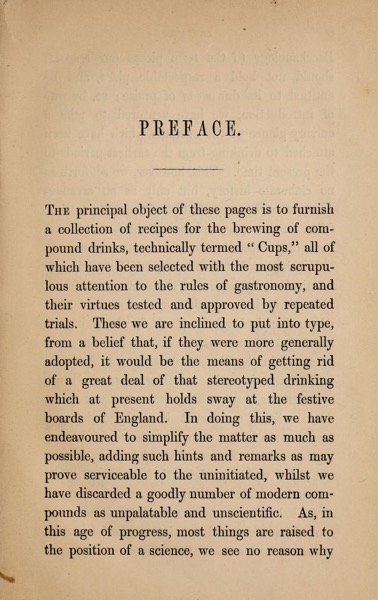 Historical Cooking Books - 43 in a series - Cups and their customs by  George Edwin Roberts (1863)