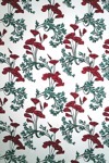 Red Poppies Vintage Victorian Wallpaper