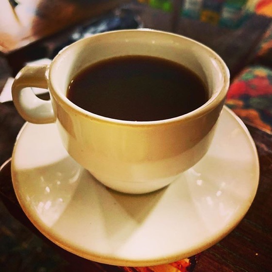Nice, hot, cup of corona-killer coffee ☕️ via Instagram