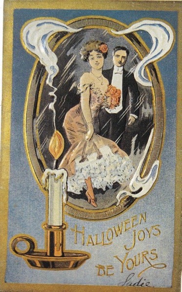 Halloween 2020 – 49 in a series – Vintage “Halloween Joys Be Yours” Card