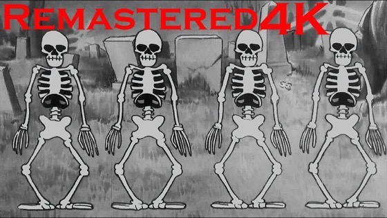 Halloween 2020 – 53 in a series – Disney Cartoons “Skeleton Dance” 4K Remaster  via Boing Boing