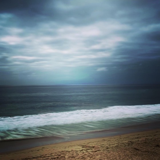 At the beach...via Instagram