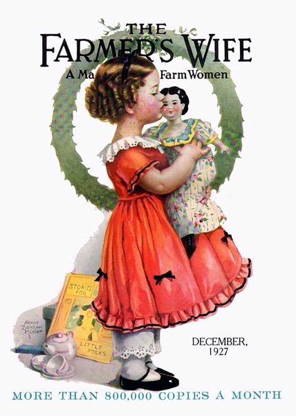 Order Now! Vintage Christmas Farmer’s Wife Magazine Cover (1927) Christmas Cards from Douglas E. Welch Design and Photography [For Sale]