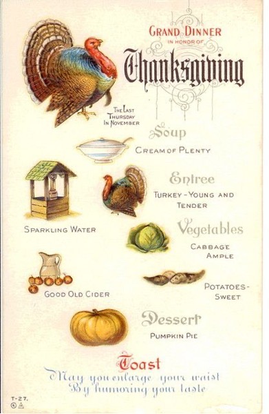 Thanksgiving 2020 - 20 in a series - Grand Dinner In Honor Of Thanksgiving