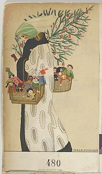 Christmas 2020 – 28 in a series –  1911 Christmas Card from The Met