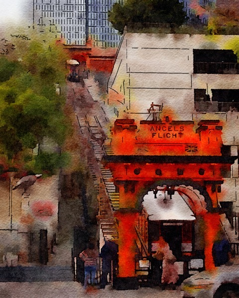 LA/SFV Street Scene Watercolor via Instagram
