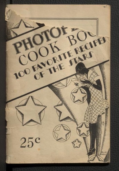 Historical Cooking Books - 94 in a series - Photoplay's cook book : 100 favorite recipes of the stars (1927) by Carolyn Van Wyck
