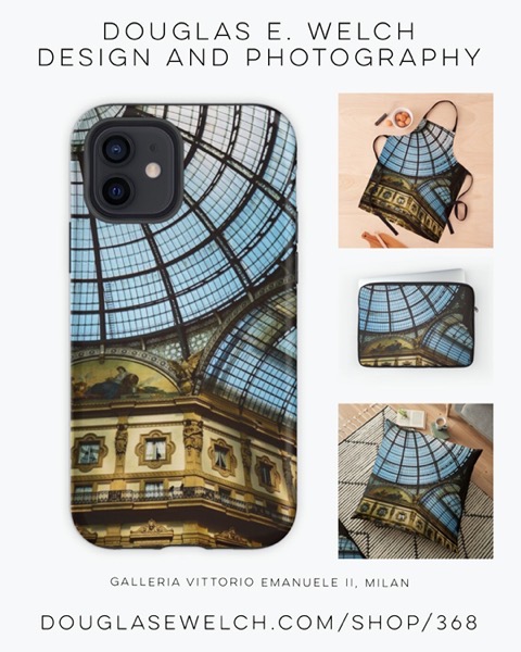 New Design: Travel To Milan with these Galleria Vittorio Emanuele II Products [For Sale]
