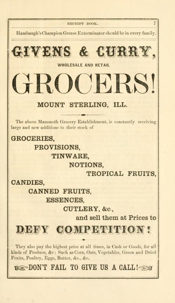 Historical Cooking Books - 104 in a series - Hambaugh's Golden Crown Receipt Book, And Budget Of Useful Information (1869)