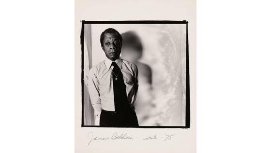 From The Collection Of... 4 in a series - James Baldwin, Photograph via The J. Paul Getty Museum