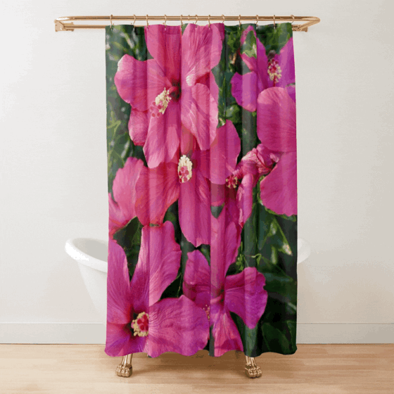 Hibiscus Flowers Shower Curtain and More by Douglas E. Welch Design and Photography