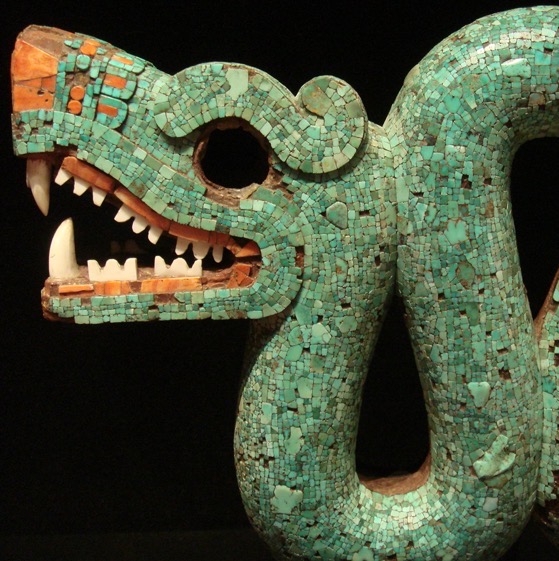 Serpiente bicéfala de mosaico de turquesa British Museum MPLC 02 cropped