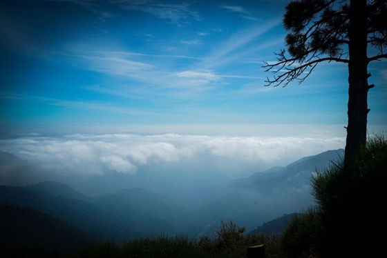 Clouds over Pasadena from Mount Wilson via Instagram [Photography]