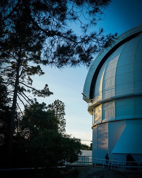 100” Telescope at Sunset, Mount Wilson Observatory via Instagram [Photography]