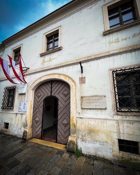 Birthplace of Franz Schubert, right here in our hotel neighborhood via Instagram [Photography]