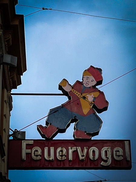 Sign for a Russian Restaurant, Vienna, Austria via Instagram [Photography]