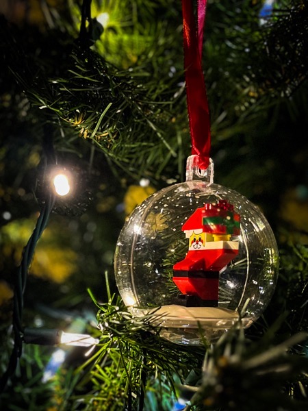 A Lego Santa On Our Tree  [Photography]